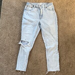 Abercrombie & Fitch Curve Love Distressed Women's Jeans